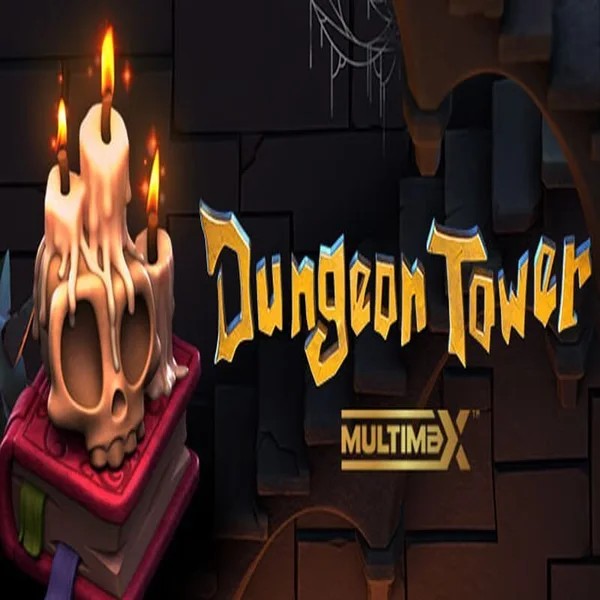 Dungeon Tower slot logo by Peter & Sons at Vauhdikas CasinoDungeon Tower