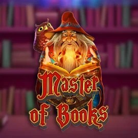 Master of Books slot logo by Swintt at Vauhdikas CasinoMaster of Books